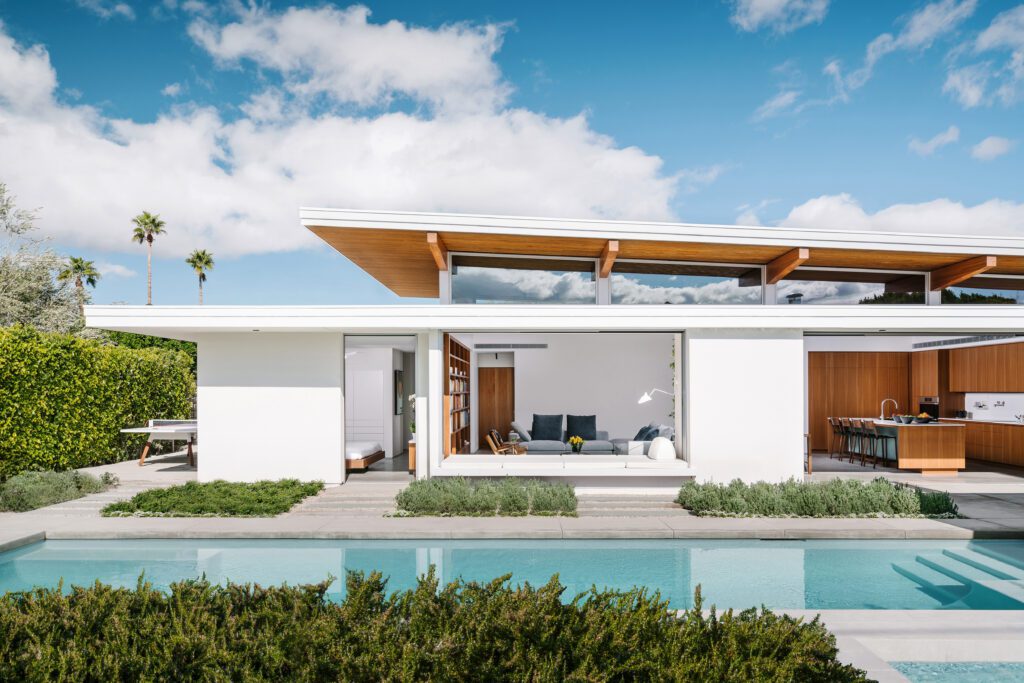 View of Desert House at daytime from the patio