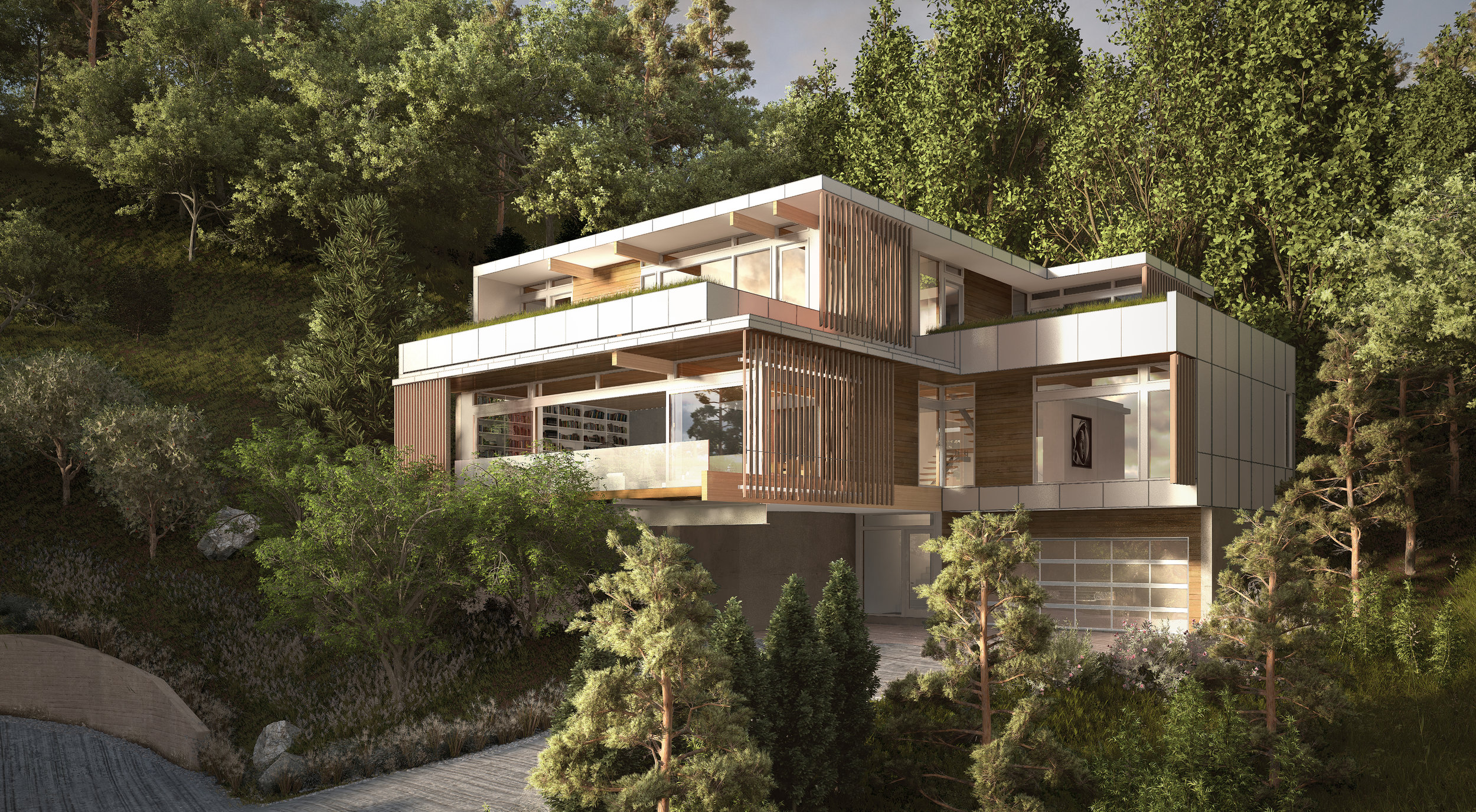 Build on a steep slope – Turkel Design