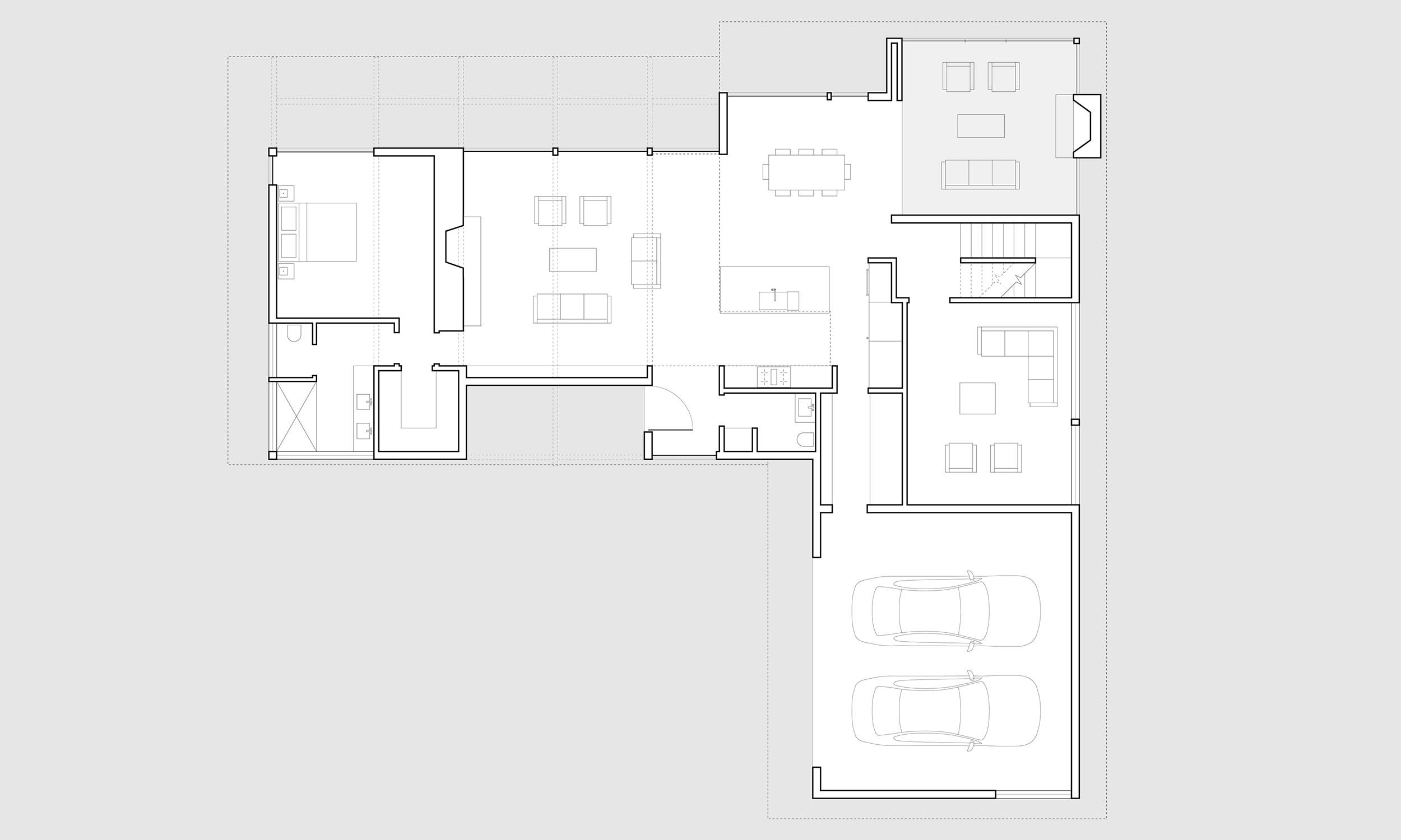 Graphic plan for Axiom 2450 main level